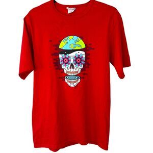 Champion Vintage Red Skull graphic T-shirt Short sleeve Size Medium